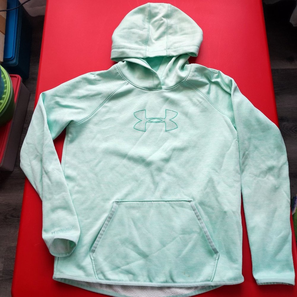 Under Armour cold gear hoodie mint colour women's S